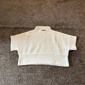 Olivaceous Cropped Sweater